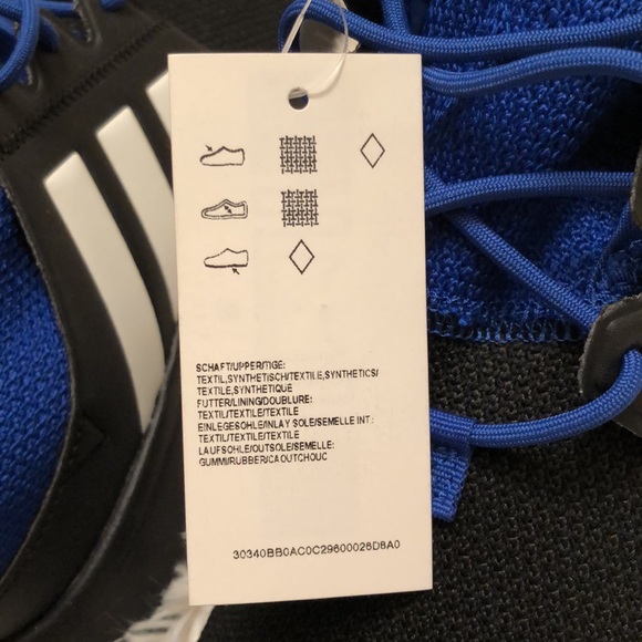 Brand New adidas Originals X_PLR Black & Blue Sneakers - Picture 7 of 9